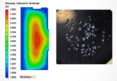 Hloubková Moldex3D analýza formy před výrobou od společnosti SimulPlast